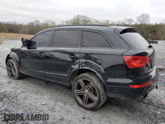 2015 Audi Q7 3.0T S line Prestige with VIN WA1DGAFE1FD018945, listed as a Copart auction lot 45024055 with 160,975 mi miles and Salvage Title. Bid and sale history available at carsss.com. Image 2.