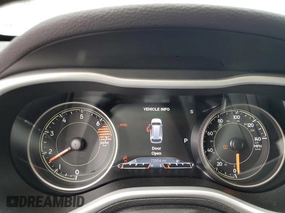 2018 Jeep Cherokee Trailhawk with VIN 1C4PJMBB0JD500672, listed as a Copart auction lot 63207915 with 72,954 mi miles and Salvage title. Bid and sale history available at DreamBid. Image 9.