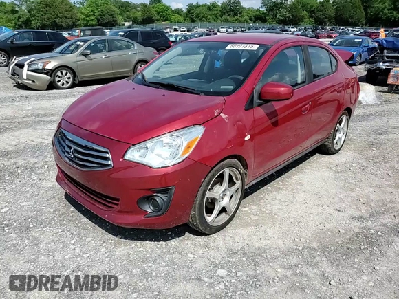2019 Mitsubishi Mirage ES with VIN ML32F3FJXKHF18829, listed as a Copart auction lot 60101815 with 85,544 mi miles and Salvage title. Bid and sale history available at DreamBid. Image 14.