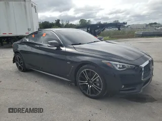 2018 Infiniti Q60 Sport with VIN JN1EV7EL0JM390193, listed as a Copart auction lot 75081554 with 62,331 mi miles and Salvage title. Bid and sale history available at DreamBid. Image 4.