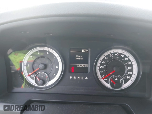 2013 Ram 1500 Express with VIN 1C6RR7FG0DS712875, listed as a IAAI auction lot 41942012 with 222,367 mi miles. Bid and sale history available at carsss.com. Image 15.