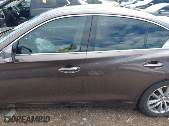 2017 Infiniti Q50 Sport with VIN JN1EV7AP1HM738098, listed as a IAAI auction lot 42108449 with 109,540 mi miles and . Bid and sale history available at DreamBid. Image 14.