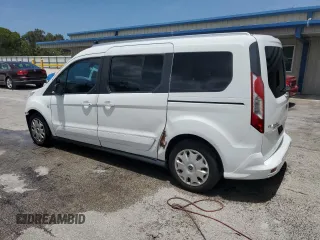 2018 Ford Transit Connect XLT with VIN NM0GE9F77J1372937, listed as a Copart auction lot 59725445 with 156,553 mi miles and Salvage title. Bid and sale history available at DreamBid. Image 2.