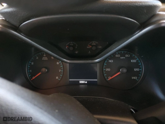 2020 Chevrolet Colorado 2WD Work Truck with VIN 1GCGSBEN2L1100561, listed as a Copart auction lot 44636883 with 32,604 mi miles and Salvage Title. Bid and sale history available at carsss.com. Image 9.
