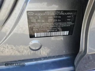 2019 Hyundai Elantra SE with VIN 5NPD74LF4KH442743, listed as a Copart auction lot 50292165 with 67,691 mi miles and Salvage Title. Bid and sale history available at DreamBid. Image 12.