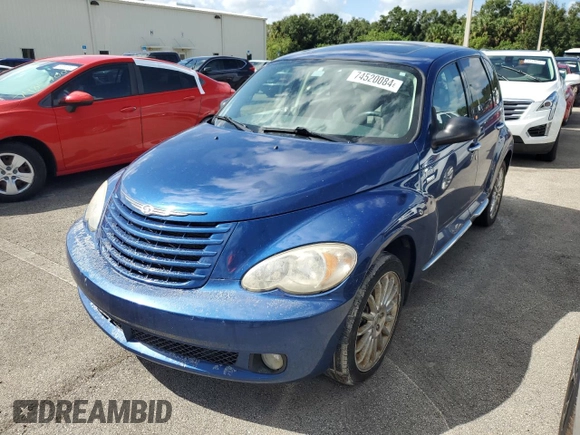 2008 Chrysler PT Cruiser Touring with VIN 3A8FY58B08T156620, listed as a Copart auction lot 74520084 with Not Provided miles and Salvage Title. Bid and sale history available at DreamBid. Image 1.