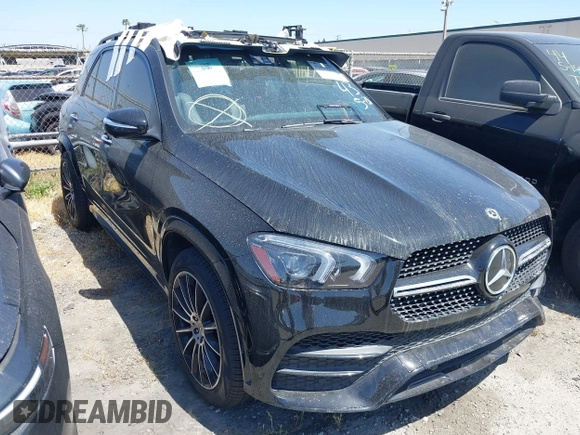 2021 Mercedes-Benz GLE 350 with VIN 4JGFB4JB9MA306508, listed as a IAAI auction lot 42043574 with 31,253 mi miles and . Bid and sale history available at DreamBid. Image 1.