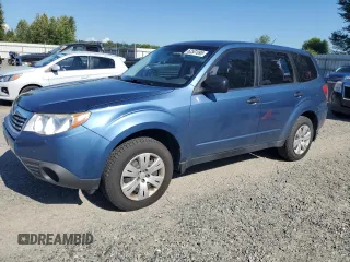 2010 Subaru Forester X with VIN JF2SH6AC9AH700584, listed as a Copart auction lot 62501095 with 71,525 mi miles and Salvage title. Bid and sale history available at DreamBid. Image 1.