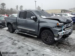 2019 Chevrolet Silverado 1500 LT with VIN 1GCRYDEDXKZ316281, listed as a Copart auction lot 45099525 with 71,355 mi miles and Salvage Title. Bid and sale history available at carsss.com. Image 4.