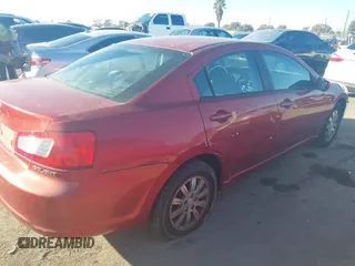 2009 Mitsubishi Galant ES with VIN 4A3AB36F29E025460, listed as a IAAI auction lot 41204565 with 236,128 mi miles. Bid and sale history available at carsss.com. Image 4.