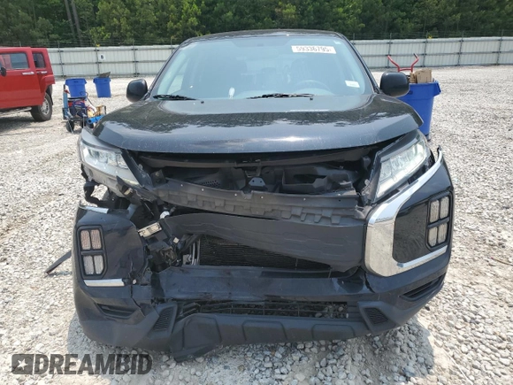 2020 Mitsubishi Outlander ES with VIN JA4AP3AU4LU017135, listed as a Copart auction lot 59336795 with 91,576 mi miles and Salvage title. Bid and sale history available at DreamBid. Image 5.