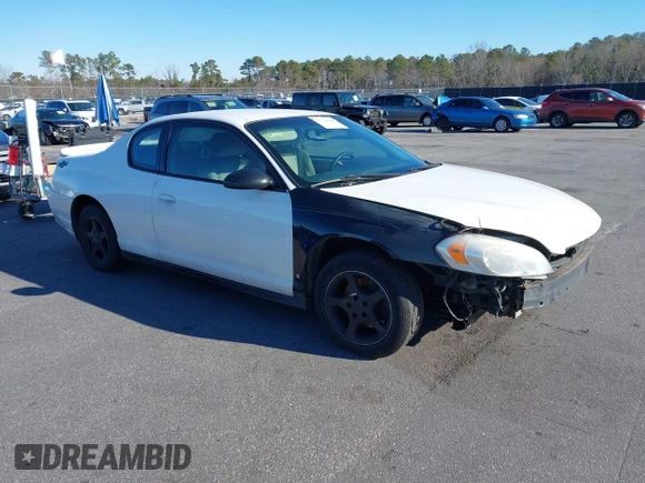 2006 Chevrolet Monte Carlo LT 3.9L with VIN 2G1WK151469333045, listed as a IAAI auction lot 41334980 with 244,023 mi miles. Bid and sale history available at carsss.com. Image 1.