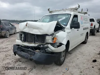 2018 Nissan NV Cargo S z VIN 1N6BF0KY8JN804168, wystawiony jako Copart lot #51158214 z przebiegiem Nie podano mil oraz Szkoda całkowita • Salvage title. Historia ofert i sprzedaży dostępna na DreamBid. Obrazek 1.