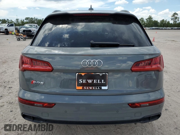 2020 Audi SQ5 Premium Plus with VIN WA1B4AFY8L2127341, listed as a Copart auction lot 69452274 with 41,814 mi miles and Salvage Title. Bid and sale history available at DreamBid. Image 6.