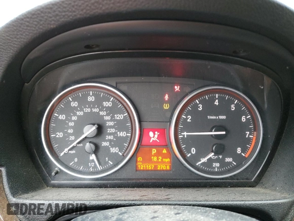 2007 BMW 3 Series 328xi with VIN WBAWV53557PW24763, listed as a Copart auction lot 49039125 with 121,157 mi miles and Clean title. Bid and sale history available at DreamBid. Image 9.