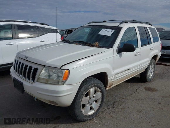 2001 Jeep Grand Cherokee Limited with VIN 1J4GW58N21C560302, listed as a IAAI auction lot 41072475 with 172,529 mi miles. Bid and sale history available at carsss.com. Image 2.