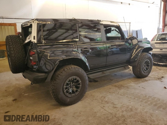 2024 Ford Bronco Raptor with VIN 1FMEE0RR7RLA82860, listed as a Copart auction lot 61794225 with 8,904 mi miles and Salvage title. Bid and sale history available at DreamBid. Image 3.