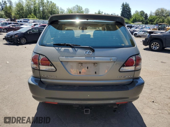 2002 Lexus RX 300 with VIN JTJHF10U220265688, listed as a Copart auction lot 62247264 with 89,459 mi miles and Salvage Title. Bid and sale history available at carsss.com. Image 6.