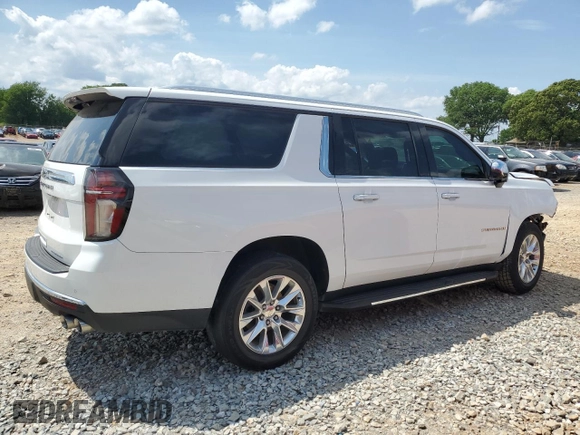 2021 Chevrolet Suburban Premier с VIN 1GNSCFKD4MR299990, выставлен на аукционе Copart как лот 54847005 с пробегом 93 384 миль миль и Списание • Salvage title. История ставок и продаж доступна на DreamBid. Изображение 3.