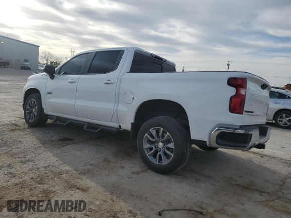 2021 Chevrolet Silverado 1500 LT with VIN 1GCUYDED5MZ142388, listed as a Copart auction lot 49626535 with 49,952 mi miles and Salvage Title. Bid and sale history available at DreamBid. Image 2.