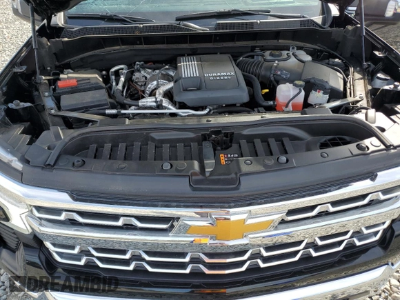2024 Chevrolet Silverado 1500 LTZ with VIN 1GCUDGE85RZ228064, listed as a Copart auction lot 46575495 with 15,848 mi miles and Salvage Title. Bid and sale history available at DreamBid. Image 12.