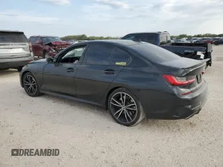 2020 BMW 3 Series M340i with VIN 3MW5U7J08L8B27832, listed as a Copart auction lot 76734584 with 0 mi miles and Salvage Title. Bid and sale history available at carsss.com. Image 2.