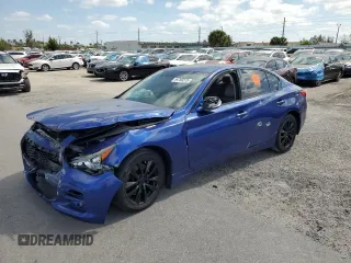 2014 Infiniti Q50 Premium z VIN JN1BV7AP7EM680674, wystawiony jako Copart lot #54760275 z przebiegiem 158 843 mil mil oraz Tytuł czysty. Historia ofert i sprzedaży dostępna na DreamBid. Obrazek 1.