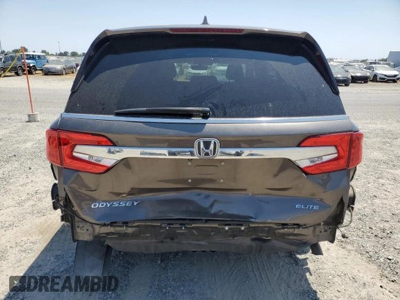 2019 Honda Odyssey Elite с VIN 5FNRL6H9XKB060537, выставлен на аукционе Copart как лот 60093305 с пробегом 58 446 миль миль и Списание • Salvage title. История ставок и продаж доступна на DreamBid. Изображение 6.