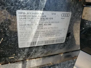 2020 Audi Q5 Premium with VIN WA1ANAFY8L2034800, listed as a Copart auction lot 56283985 with 121,952 mi miles and Salvage title. Bid and sale history available at DreamBid. Image 13.