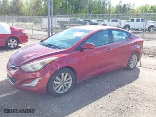 2014 Hyundai Elantra SE with VIN 5NPDH4AE1EH542553, listed as a IAAI auction lot 41963357 with 196,233 mi miles. Bid and sale history available at carsss.com. Image 2.