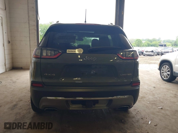2021 Jeep Cherokee Limited with VIN 1C4PJMDX7MD165682, listed as a IAAI auction lot 39691189 with 47,112 mi miles and . Bid and sale history available at DreamBid. Image 16.