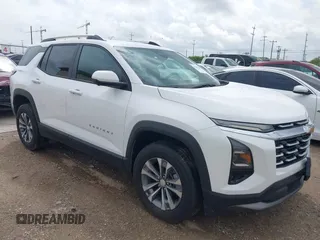 2025 Chevrolet Equinox FWD LT with VIN 3GNAXHEG2SL172922, listed as a IAAI auction lot 42622806 with 15,736 mi miles and . Bid and sale history available at DreamBid. Image 1.