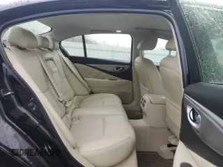 2015 Infiniti Q50 with VIN JN1BV7AR6FM403615, listed as a Copart auction lot 49626385 with 155,423 mi miles and Clean Title. Bid and sale history available at carsss.com. Image 10.