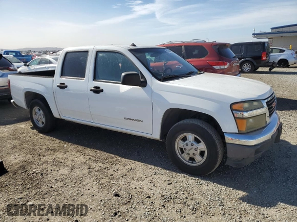 2004 GMC Canyon 1SB SLE Z85 with VIN 1GTCS136348222715, listed as a Copart auction lot 87974055 with 204,087 mi miles and Clean Title. Bid and sale history available at carsss.com. Image 4.