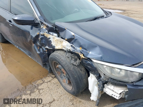 2016 Honda Civic Sedan LX with VIN 19XFC2F55GE222468, listed as a IAAI auction lot 41834508 with 1 mi miles. Bid and sale history available at carsss.com. Image 6.