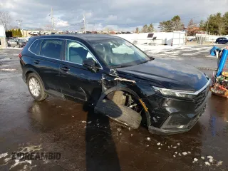 2025 Honda CR-V EX with VIN 2HKRS4H41SH443098, listed as a Copart auction lot 44389235 with 2,660 mi miles and Salvage Title. Bid and sale history available at DreamBid. Image 4.