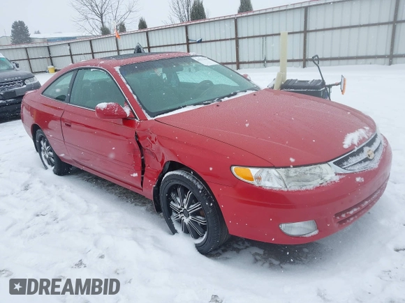 2000 Toyota Solara SE with VIN 2T1CG22P1YC340046, listed as a IAAI auction lot 41573486 with 259,021 mi miles. Bid and sale history available at carsss.com. Image 1.
