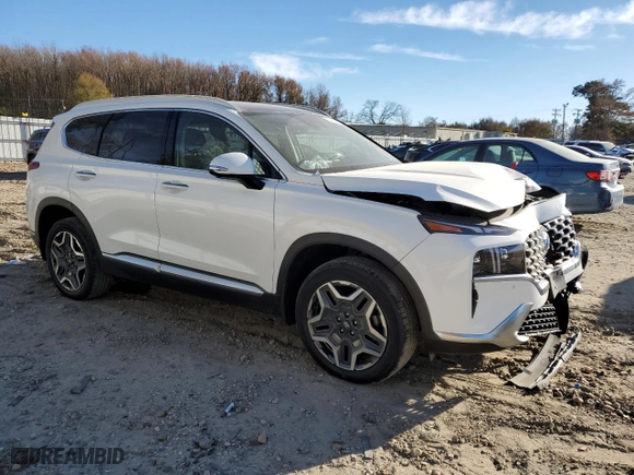 2022 Hyundai Santa Fe Hybrid Limited with VIN KM8S5DA16NU059302, listed as a Copart auction lot 85314554 with 18,405 mi miles and Salvage Title. Bid and sale history available at carsss.com. Image 4.