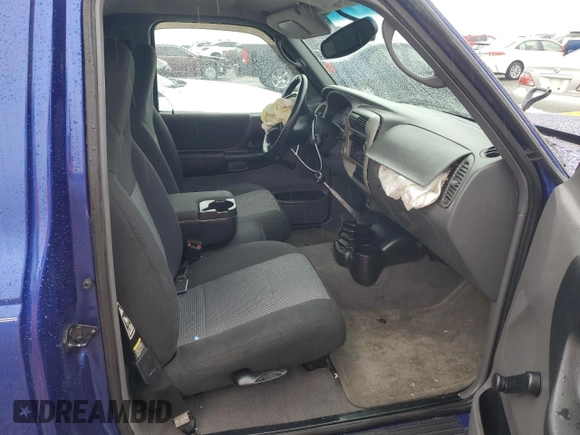 2003 Ford Ranger XL with VIN 1FTYR10U33TA19758, listed as a Copart auction lot 44189555 with 76,858 mi miles and Salvage Title. Bid and sale history available at carsss.com. Image 10.