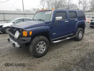 2009 Hummer H3 SUV Luxury with VIN 5GTEN13E198105450, listed as a Copart auction lot 86969564 with 97,440 mi miles and Salvage Title. Bid and sale history available at carsss.com. Image 1.