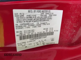 2011 Ford Focus SES with VIN 1FAHP3GN3BW151647, listed as a IAAI auction lot 42204078 with 140,249 mi miles and . Bid and sale history available at carsss.com. Image 9.