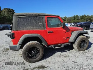 2021 Jeep Wrangler Sport with VIN 1C4GJXAN5MW737597, listed as a Copart auction lot 75238154 with 24,293 mi miles and Clean Title. Bid and sale history available at DreamBid. Image 3.