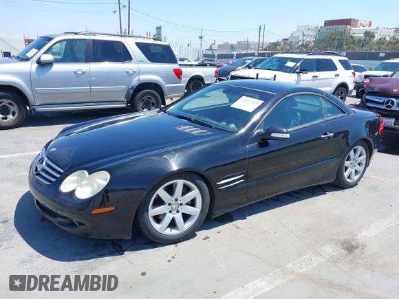 2003 Mercedes-Benz SL 500 with VIN WDBSK75F23F015866, listed as a IAAI auction lot 42415510 with 141,049 mi miles and . Bid and sale history available at DreamBid. Image 2.