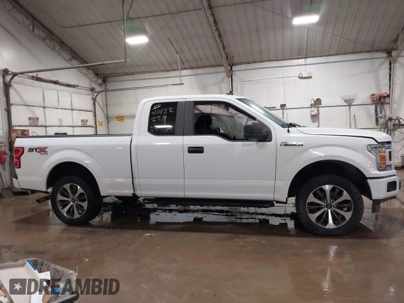 2020 Ford F-150 XL with VIN 1FTEX1EP6LFB29794, listed as a IAAI auction lot 41422229 with 105,388 mi miles. Bid and sale history available at carsss.com. Image 13.
