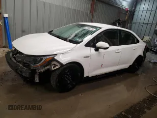 2020 Toyota Corolla Hybrid LE with VIN JTDEBRBE2LJ013148, listed as a Copart auction lot 82840754 with 227,406 mi miles and Salvage Title. Bid and sale history available at carsss.com. Image 1.