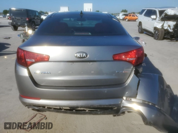 2013 Kia Optima EX with VIN 5XXGN4A7XDG243970, listed as a Copart auction lot 56754385 with 191,010 mi miles and Salvage title. Bid and sale history available at DreamBid. Image 6.