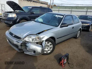 2000 Honda Civic DX z VIN 2HGEJ6441YH106825, wystawiony jako Copart lot #78835594 z przebiegiem 44 654 mil mil oraz Szkoda całkowita • Salvage title. Historia ofert i sprzedaży dostępna na DreamBid. Obrazek 1.