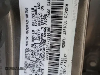 2007 Toyota Corolla CE with VIN 1NXBR32E77Z914186, listed as a Copart auction lot 50660675 with 196,596 mi miles and Salvage Title. Bid and sale history available at DreamBid. Image 14.