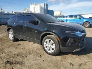 2021 Chevrolet Blazer LT with VIN 3GNKBCRS1MS565257, listed as a Copart auction lot 42253635 with 75,624 mi miles and Salvage title. Bid and sale history available at DreamBid. Image 4.