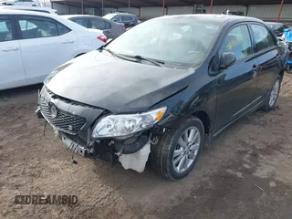 2009 Toyota Corolla with VIN 2T1BU40E29C124161, listed as a IAAI auction lot 41091324 with 128,310 mi miles. Bid and sale history available at carsss.com. Image 6.